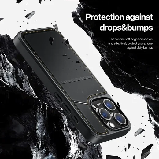 Dux Ducis Rafi II iPhone 16 Pro Max Hoesje MagSafe Back Cover Zwart afbeelding 9