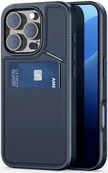 Dux Ducis Rafi II iPhone 16 Pro Max Hoesje MagSafe Back Cover Blauw afbeelding