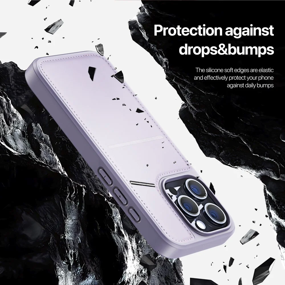 Dux Ducis Rafi II iPhone 16 Pro Max Hoesje MagSafe Back Cover Paars afbeelding 10