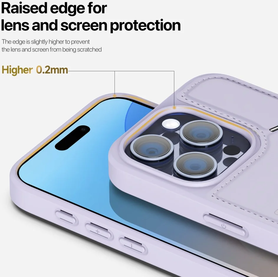Dux Ducis Rafi II iPhone 16 Pro Max Hoesje MagSafe Back Cover Paars afbeelding 12