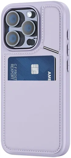 Dux Ducis Rafi II iPhone 16 Pro Max Hoesje MagSafe Back Cover Paars afbeelding 2