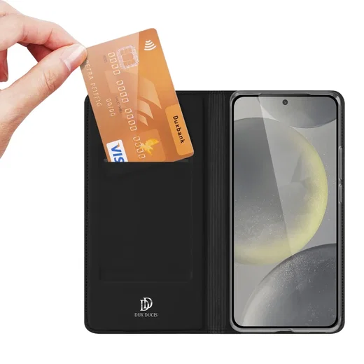 Dux Ducis Skin Pro Samsung Galaxy S24 FE Hoesje Portemonnee Zwart afbeelding 2