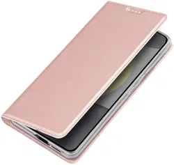 Dux Ducis Skin Pro Samsung Galaxy S24 FE Hoesje Portemonnee Roze afbeelding