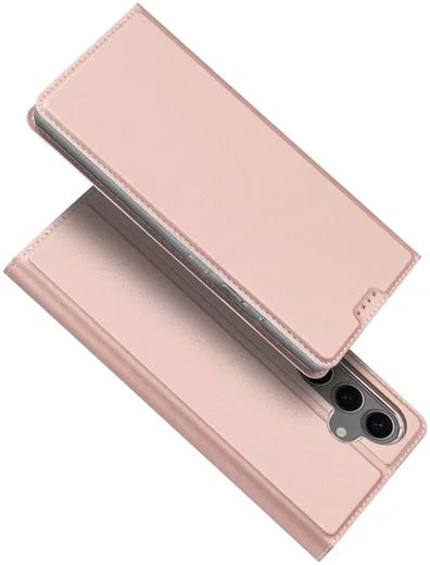 Dux Ducis Skin Pro Samsung Galaxy S24 FE Hoesje Portemonnee Roze afbeelding 4