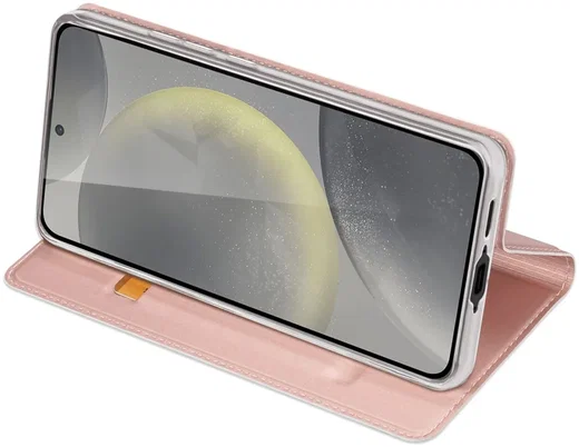 Dux Ducis Skin Pro Samsung Galaxy S24 FE Hoesje Portemonnee Roze afbeelding 5