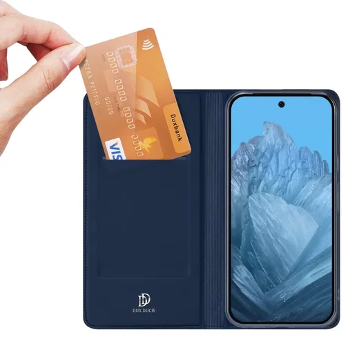 Dux Ducis Skin Pro Google Pixel 9 Pro XL Hoesje Portemonnee Blauw afbeelding 2