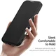Dux Ducis iPhone 16 Pro Hoesje MagSafe RFID Book Case 360° Stand Zwart afbeelding 9