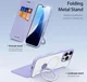 Dux Ducis iPhone 16 Pro Hoesje MagSafe RFID Book Case 360° Stand Paars afbeelding 4