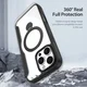 Dux Ducis iPhone 16 Pro Max Hoesje MagSafe RFID Book Case 360° Stand Zwart afbeelding 7