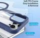 Dux Ducis iPhone 16 Pro Max Hoesje MagSafe RFID Book Case 360° Stand Blauw afbeelding 11