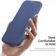 Dux Ducis iPhone 16 Pro Max Hoesje MagSafe RFID Book Case 360° Stand Blauw afbeelding 9