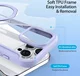 Dux Ducis iPhone 16 Pro Max Hoesje MagSafe RFID Book Case 360° Stand Paars afbeelding 11