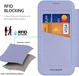 Dux Ducis iPhone 16 Pro Max Hoesje MagSafe RFID Book Case 360° Stand Paars afbeelding 5