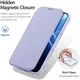Dux Ducis iPhone 16 Pro Max Hoesje MagSafe RFID Book Case 360° Stand Paars afbeelding 6