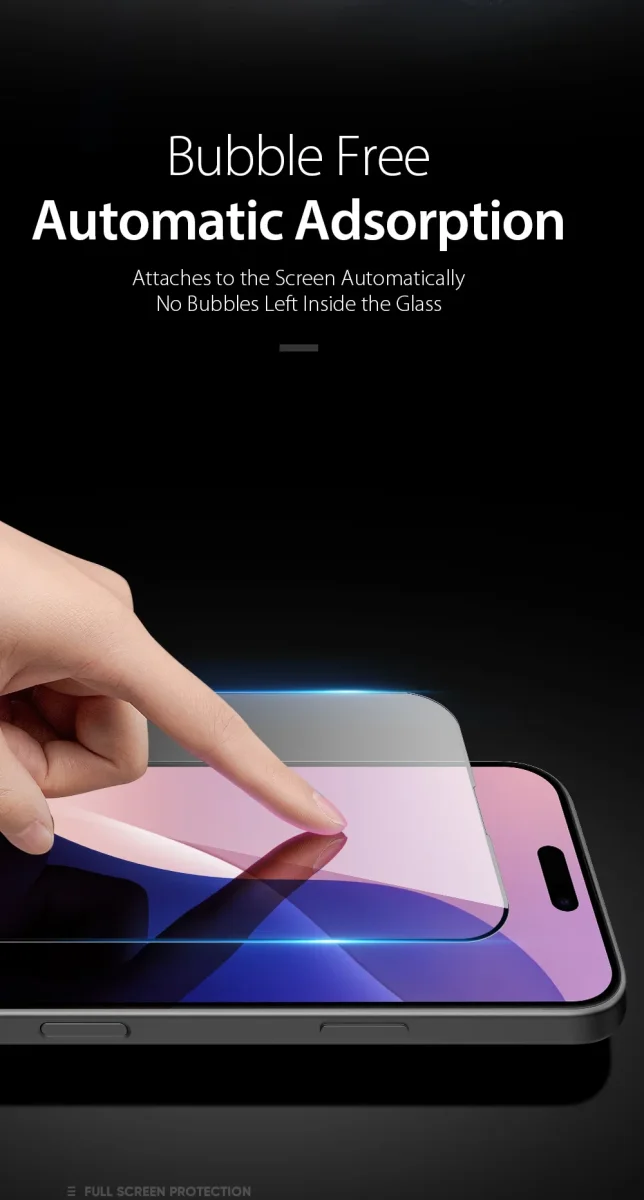 Dux Ducis Apple iPhone 16 Screen Protector 9H Tempered Glass 0.33mm afbeelding 5
