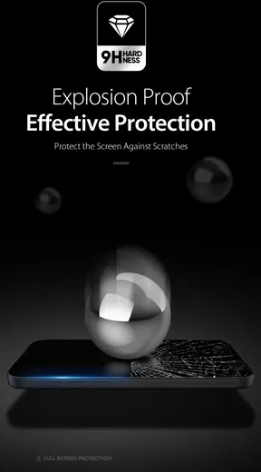 Dux Ducis Apple iPhone 16 Pro Max Screen Protector 9H Tempered Glass 0.33mm afbeelding 3