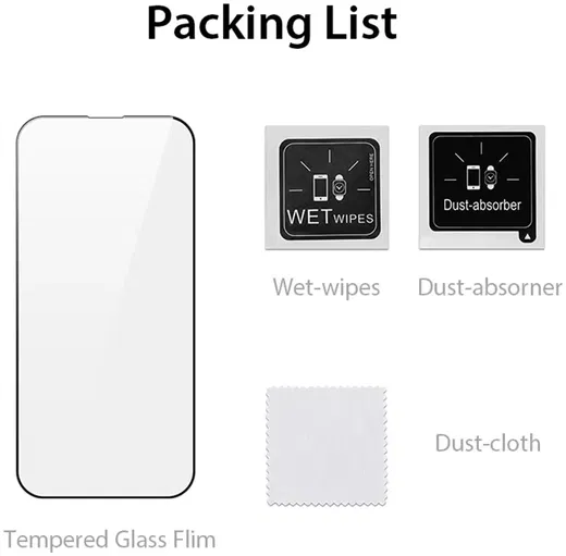Dux Ducis Apple iPhone 16 Pro Max Screen Protector 9H Tempered Glass 0.33mm afbeelding 8