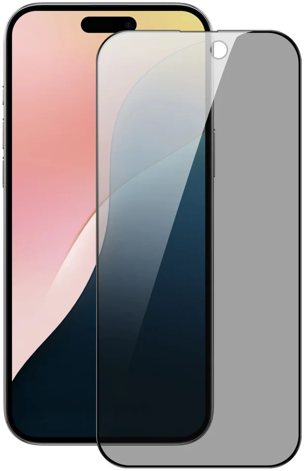 Dux Ducis Apple iPhone 16 Screen Protector Privacy Tempered Glass 9H afbeelding 1