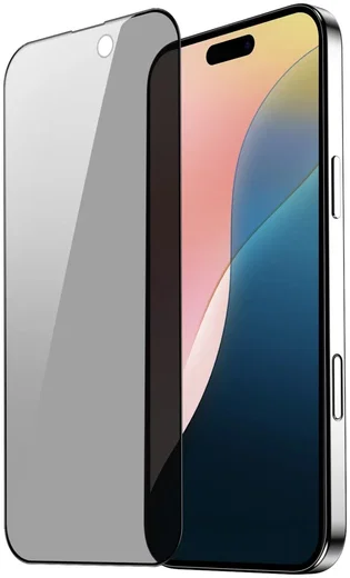 Dux Ducis Apple iPhone 16 Screen Protector Privacy Tempered Glass 9H afbeelding 2