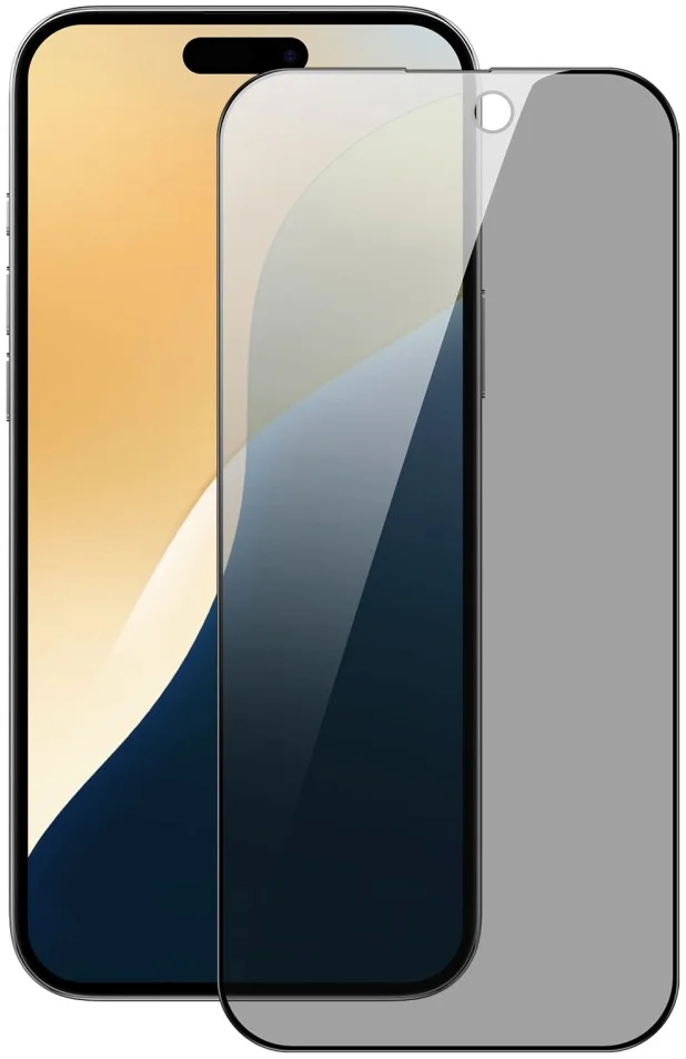 Dux Ducis Apple iPhone 16 Plus Screen Protector Privacy Tempered Glass 9H afbeelding 1