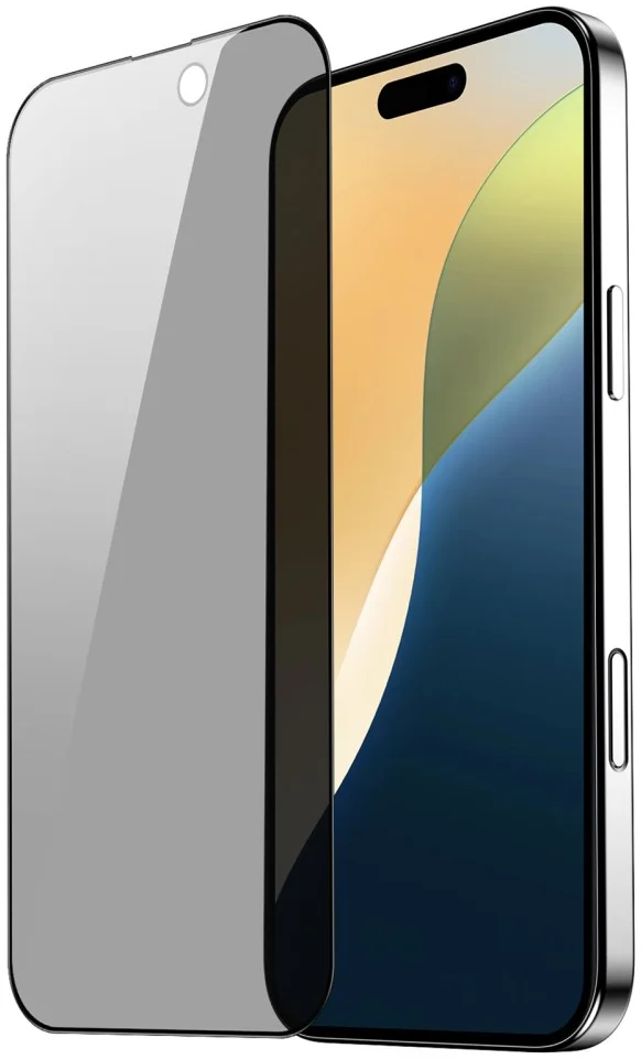 Dux Ducis Apple iPhone 16 Plus Screen Protector Privacy Tempered Glass 9H afbeelding 2