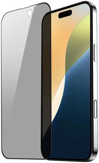 Dux Ducis Apple iPhone 16 Plus Screen Protector Privacy Tempered Glass 9H afbeelding 2
