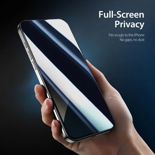 Dux Ducis Apple iPhone 16 Plus Screen Protector Privacy Tempered Glass 9H afbeelding 7