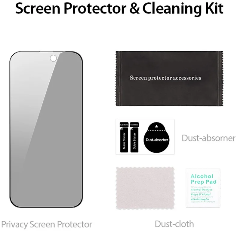 Dux Ducis Apple iPhone 16 Plus Screen Protector Privacy Tempered Glass 9H afbeelding 8