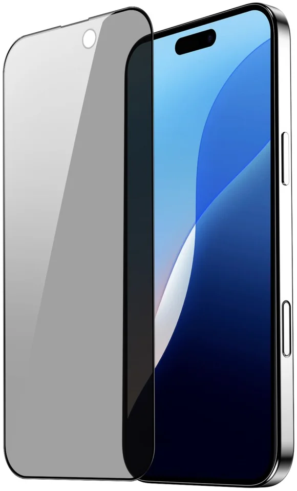 Dux Ducis Apple iPhone 16 Pro Screen Protector Privacy Tempered Glass 9H afbeelding 2