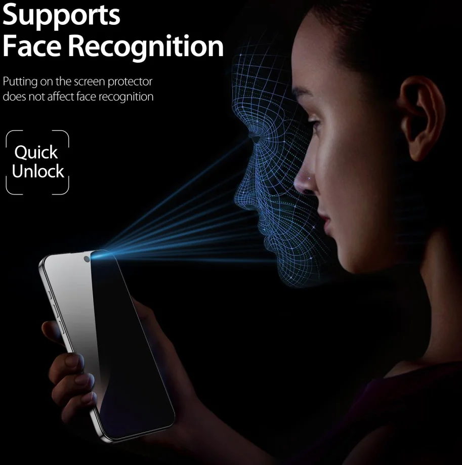 Dux Ducis Apple iPhone 16 Pro Max Screen Protector Privacy Tempered Glass 9H afbeelding 5