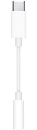 Originele Apple USB-C naar 3,5mm Jack Apple Oortjes Adapter Wit afbeelding 1