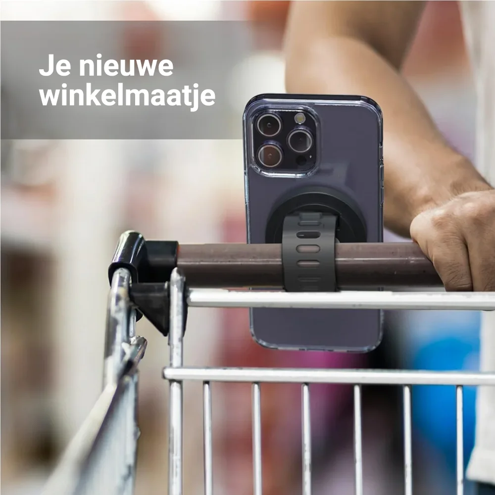 SBG MagSafe Telefoon Houder voor Stuur, Sportschool, Hardloopband Zwart afbeelding 4