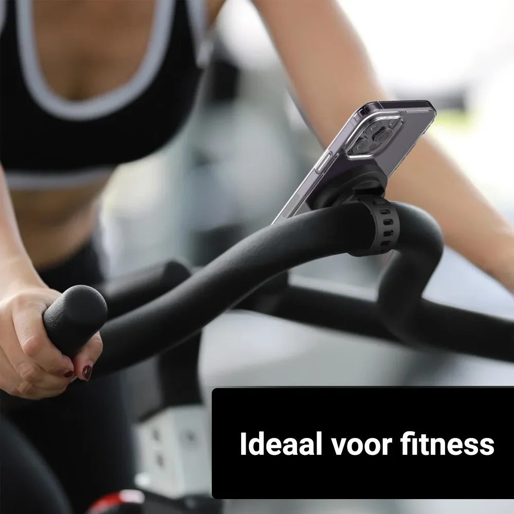 SBG MagSafe Telefoon Houder voor Stuur, Sportschool, Hardloopband Zwart afbeelding 6