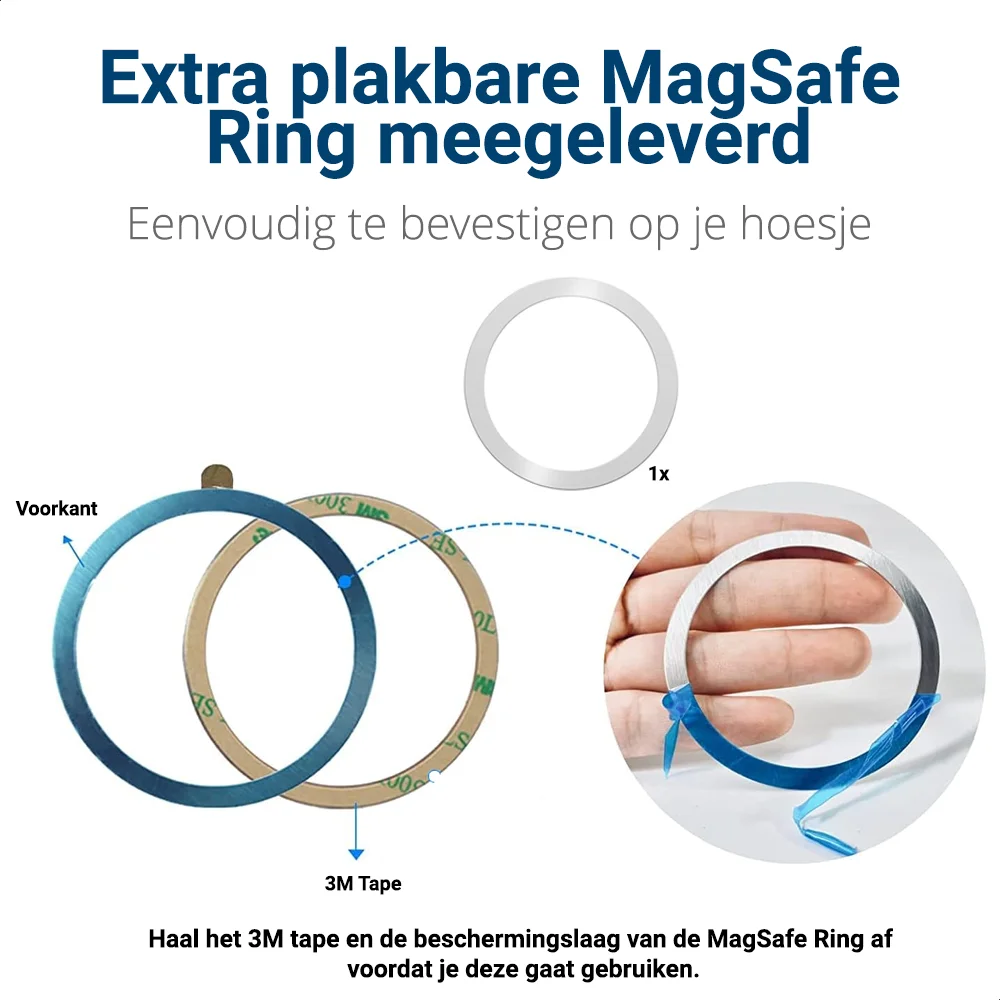 SBG MagSafe Telefoon Houder voor Stuur, Sportschool, Hardloopband Zwart afbeelding 7