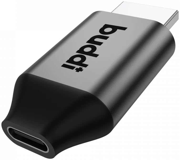 Buddi Ease USB-C naar HDMI 4K@60Hz Adapter Grijs afbeelding 8