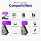 Buddi Ease USB-C naar USB-C en USB-C Adapter Splitter Grijs afbeelding 3