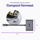 Buddi Ease USB-C SD Kaartlezer Adapter met USB A converter Grijs afbeelding 8