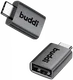 Buddi Ease USB-A naar USB-C Adapter Koppelstuk USB 3.0 Grijs afbeelding 12