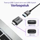 Buddi Ease USB-A naar USB-C Adapter Koppelstuk USB 3.0 Grijs afbeelding 2