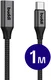 Buddi Flex USB-C Female naar USB-C Male Verlengkabel 60W 1M Zwart afbeelding 1