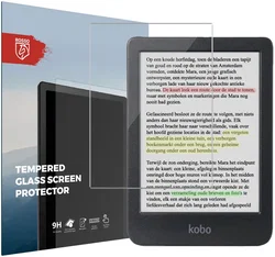 Rosso Kobo Clara Colour 9H Tempered Glass Screen Protector afbeelding