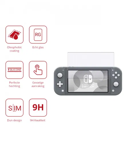 Rosso Nintendo Switch Lite 9H Tempered Glass Screen Protector afbeelding 2