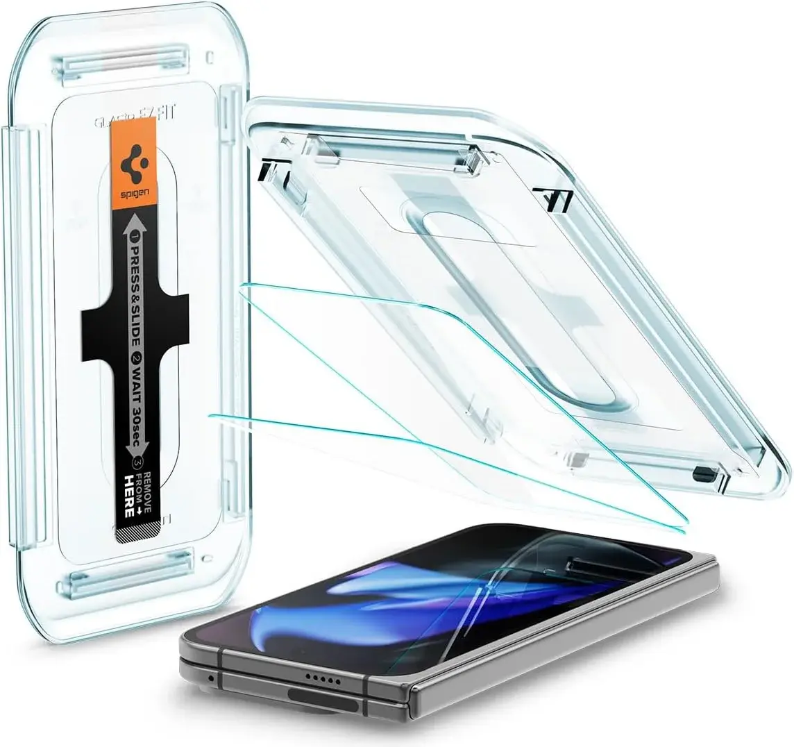 Spigen EZ Fit GLAS.tR Google Pixel 9 Pro Fold Screen Protector 2-Pack afbeelding 1