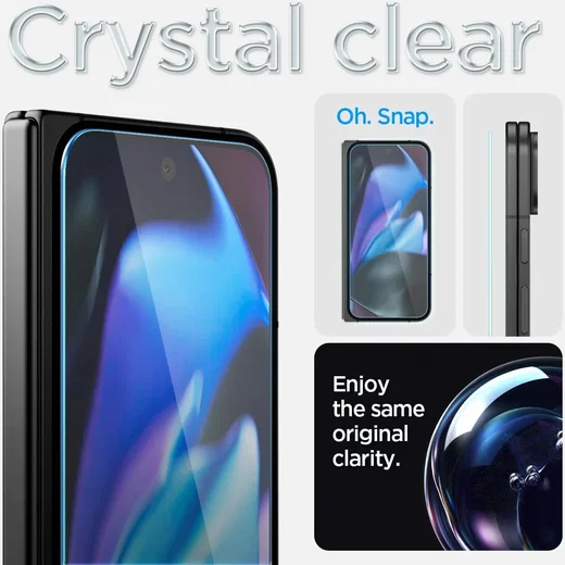 Spigen EZ Fit GLAS.tR Google Pixel 9 Pro Fold Screen Protector 2-Pack afbeelding 5