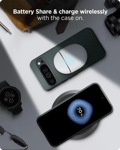 Spigen Liquid Air Google Pixel 9 Pro XL Hoesje Back Cover Groen afbeelding 5