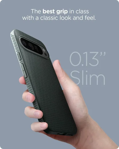 Spigen Liquid Air Google Pixel 9 Pro XL Hoesje Back Cover Groen afbeelding 6