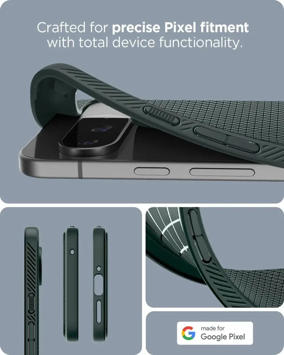 Spigen Liquid Air Google Pixel 9 / 9 Pro Hoesje Back Cover Groen afbeelding 7