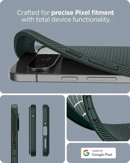 Spigen Liquid Air Google Pixel 9 / 9 Pro Hoesje Back Cover Groen afbeelding 7