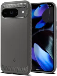 Spigen Rugged Armor Google Pixel 9 / 9 Pro Hoesje Back Cover Grijs afbeelding
