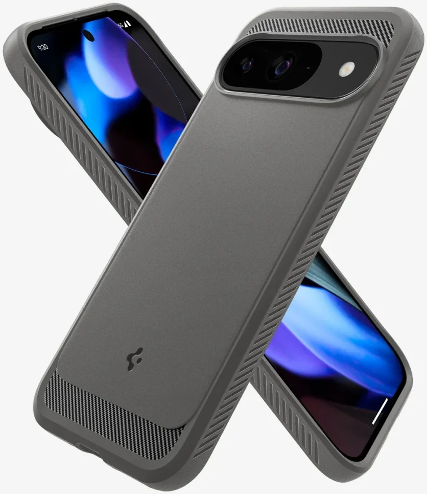 Spigen Rugged Armor Google Pixel 9 / 9 Pro Hoesje Back Cover Grijs afbeelding 10